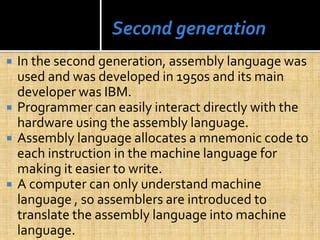 Image result for Second Generation Programming Language