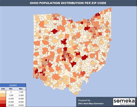 Toradh íomhá ar Ohio Area Code Map