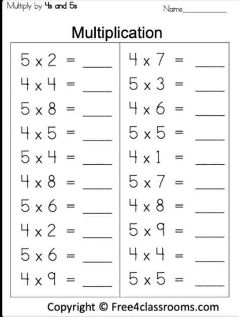 Image result for Easy Multiplication Test