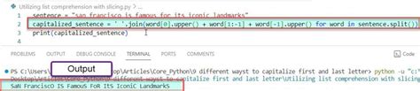 Image result for Capitalize Each Word Python