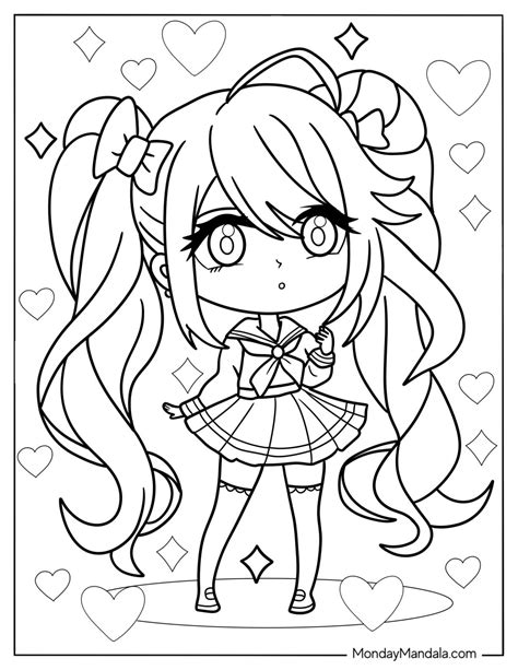 Afbeeldingsresultaten voor Anime Coloring Sticker Sheet for Kids