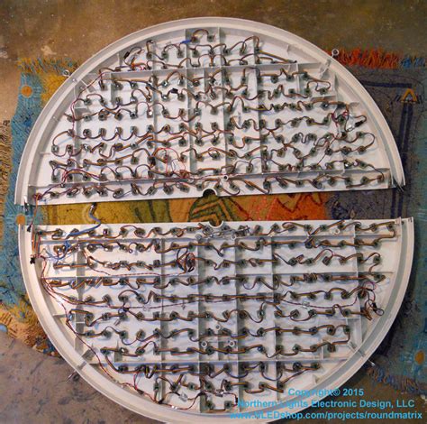 Image result for Round Matrix LED