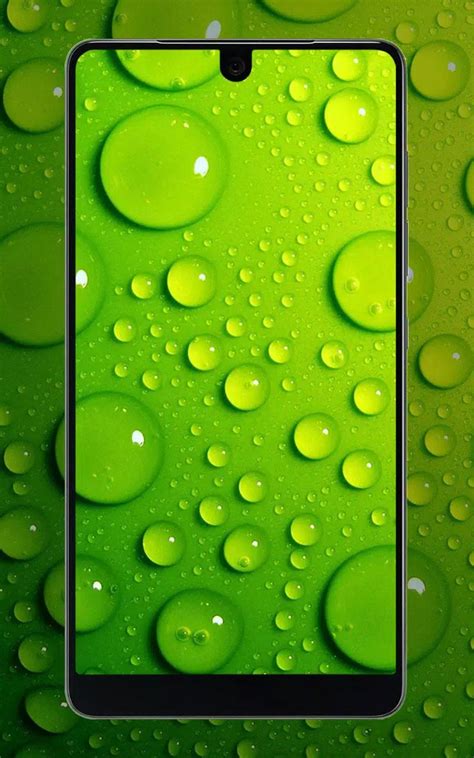 Toradh íomhá ar Android Water Drop Touch Target Feature