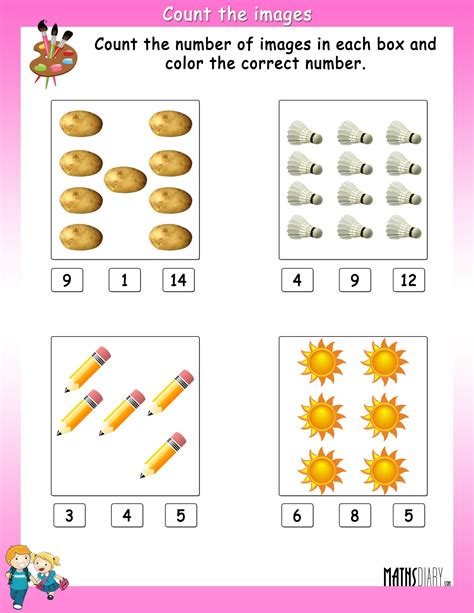 Image result for Counting Worksheet