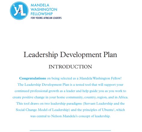 Image result for Army Leadership Development Plan Example