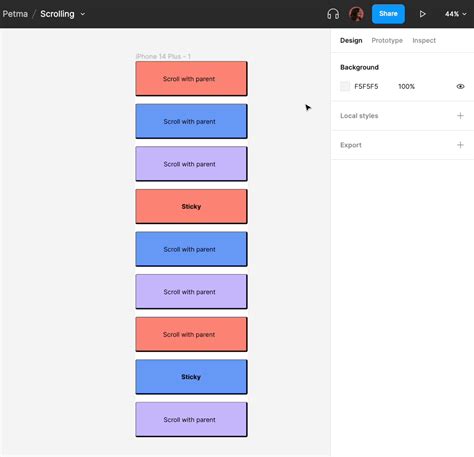 Image result for Figma Image Auto Scroll Prototype