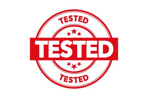 Toradh íomhá ar Tested Stamp Print