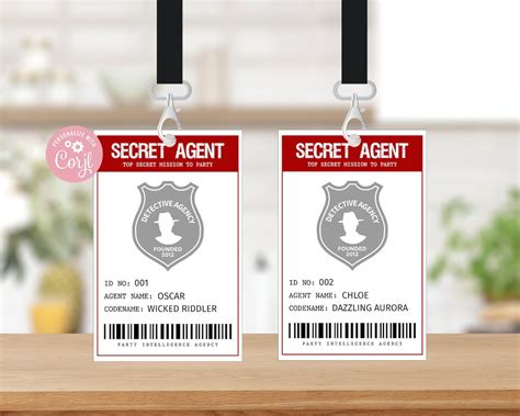 Image result for Design Your Own Agent Badge