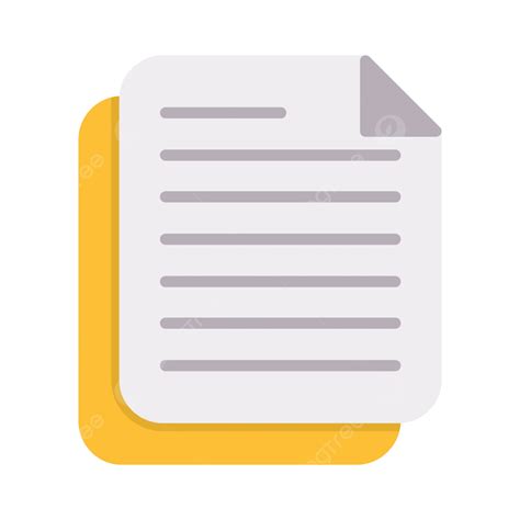 Document Flat Icon Vector, Document, File, Paper PNG and Vector with ...