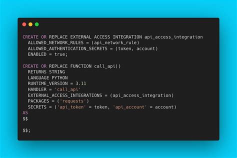 External SQL Access に対する画像結果