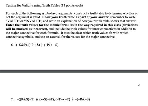 Image result for Valid Argument Truth Table