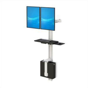 Image result for Dual Monitor Computer Cabinet