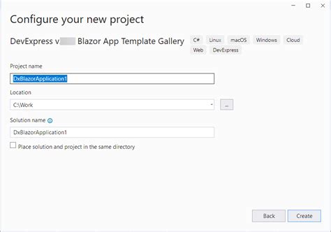 .Net Blazor Templates Sample に対する画像結果