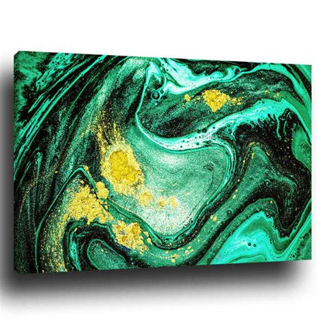 Image result for Tableau Vert Et or Grand Format