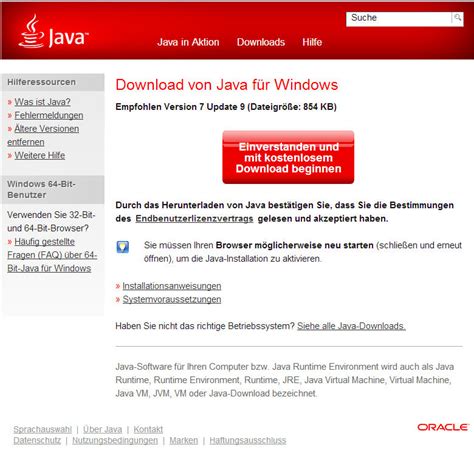 Image result for Java Update Deutsch