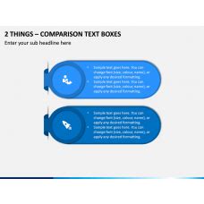 2 Text Box Comparison Slide に対する画像結果