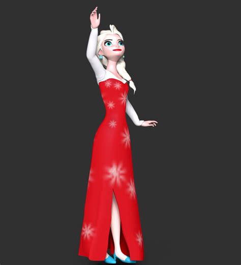 Image result for Elsa Princess 3D Model