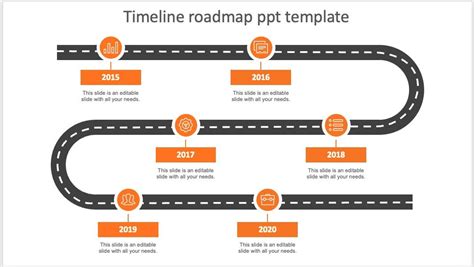 Toradh íomhá ar PowerPoint Timeline Design