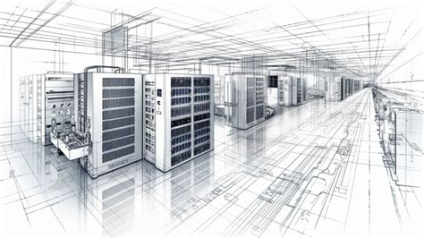 Image result for Data Center One Line Drawing