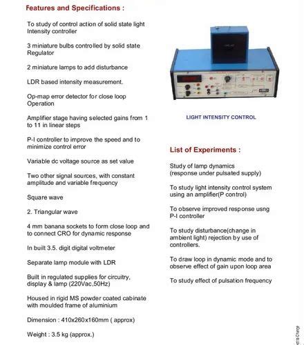 Block Diagram of Light Intensity Control System に対する画像結果
