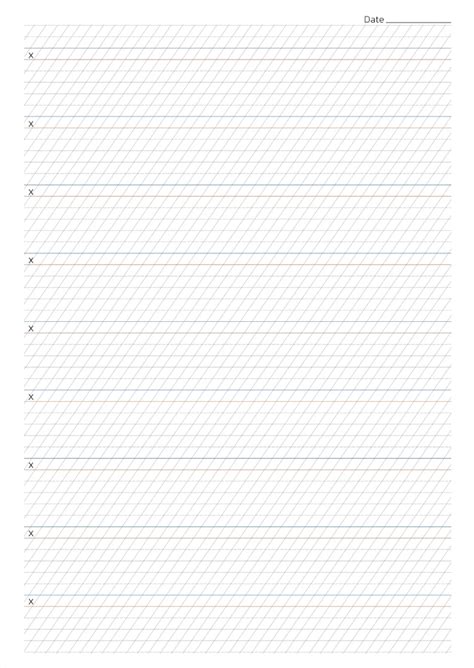 Image result for Calligraphy Graph Paper Template