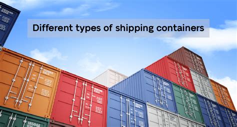 Image result for Different Types of Shipping Containers