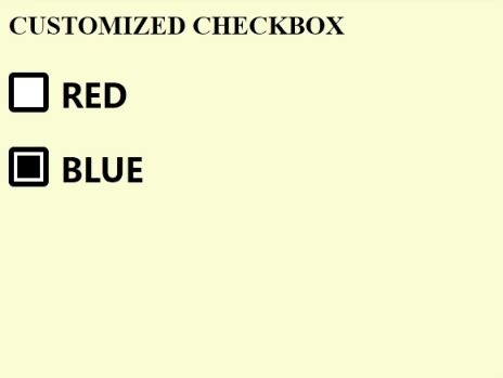 Image result for Custom-Color Checkbox CSS