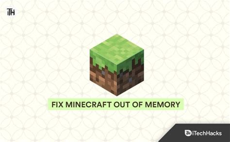 Image result for How to Fix Minecraft Has Run Out of Memory
