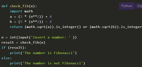 Image result for Fibonacci Equation Python