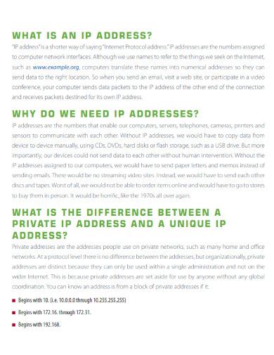 IP Address Example に対する画像結果