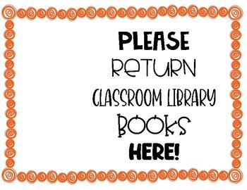 Image result for Library Book Return Sign