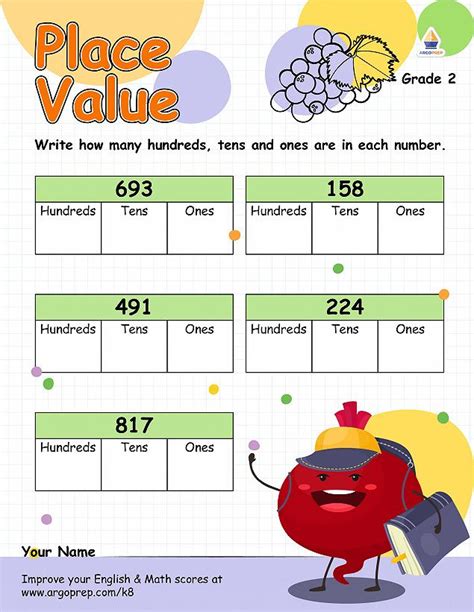 Place Value 2-Digit Numbers Worksheets に対する画像結果