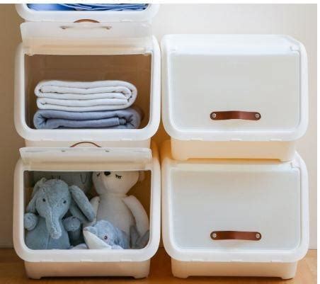 Image result for Stackable Storage Box with Opening Flap