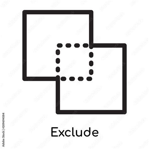 Image result for Using the Word Exclude in a Sign