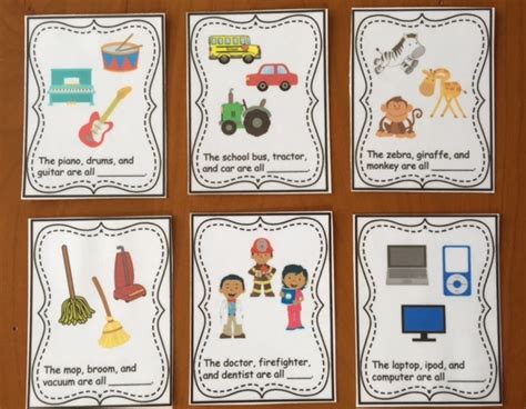 Image result for Category List for Elementary