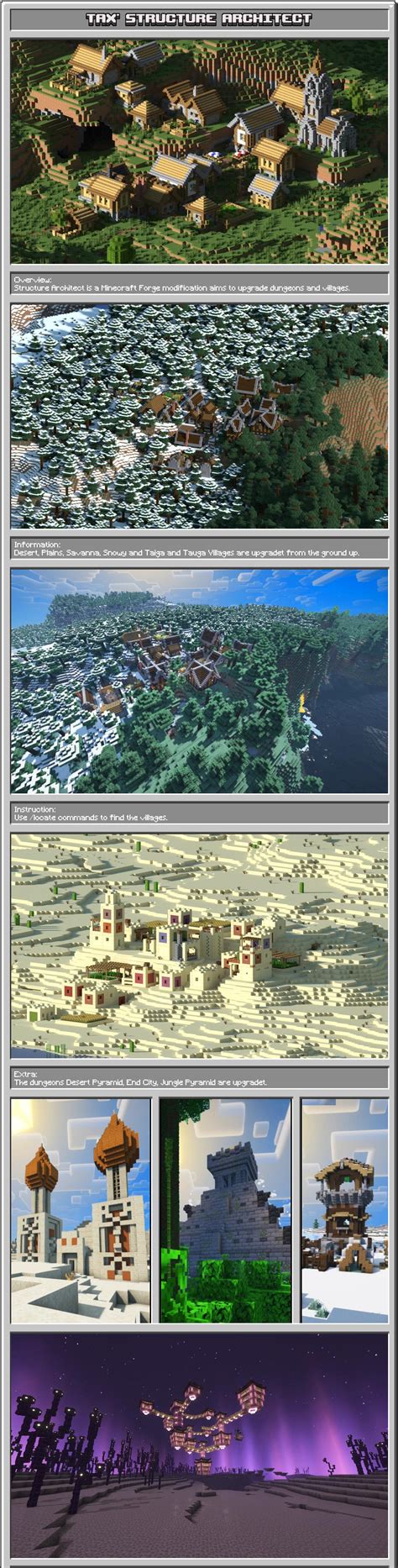 Toradh íomhá ar Project Architect Minecraft