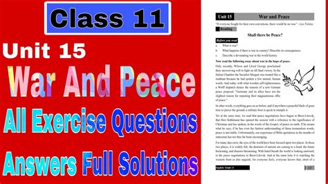 Toradh íomhá ar War and Peace AR Test Answers