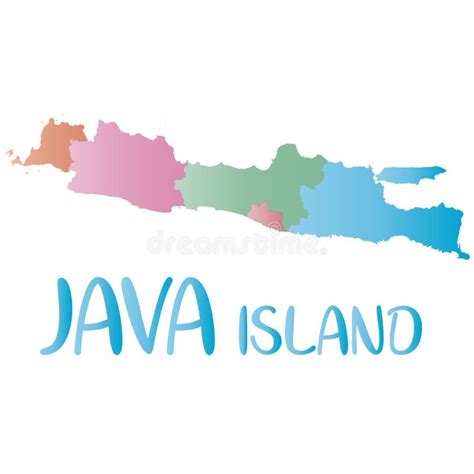 Toradh íomhá ar Map of Java Island Indonesia
