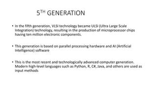 Image result for Microprocessor ULSI and Parllal Processor 5th Generation Computer