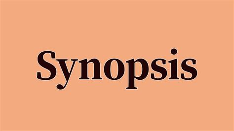 Image result for Example Synosis