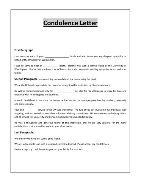 Image result for Condolence Note