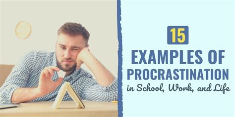Image result for Examples of Procrastination