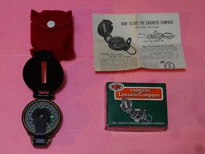 Image result for Engineer Lensatic Compass Instructions