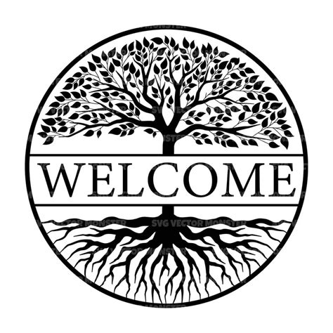 Toradh íomhá ar SVG Tree of Life Decals