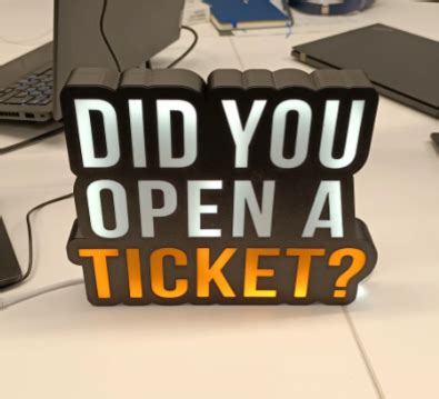 Image result for Could You Please Open a Ticket
