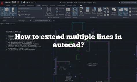 Toradh íomhá ar How to Extend a Line in AutoCAD