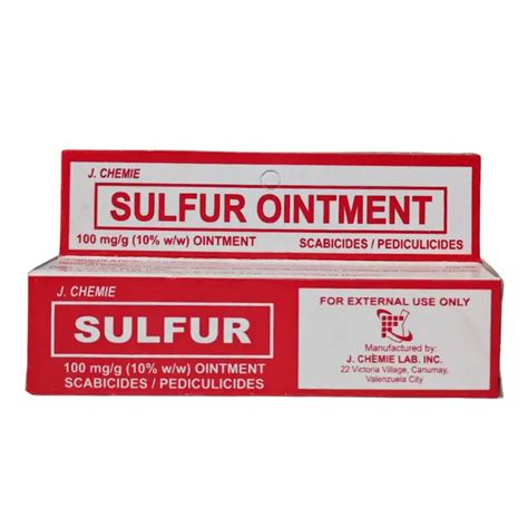 Sulfur Ointment Benefits に対する画像結果