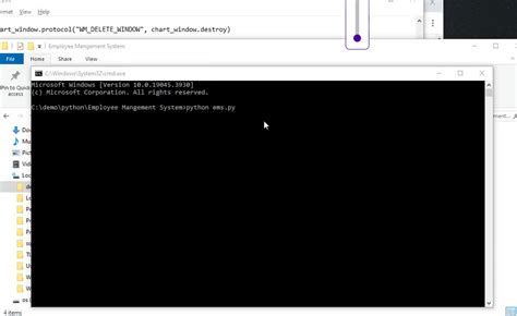 Toradh íomhá ar Emplyee Anagement System Python Project