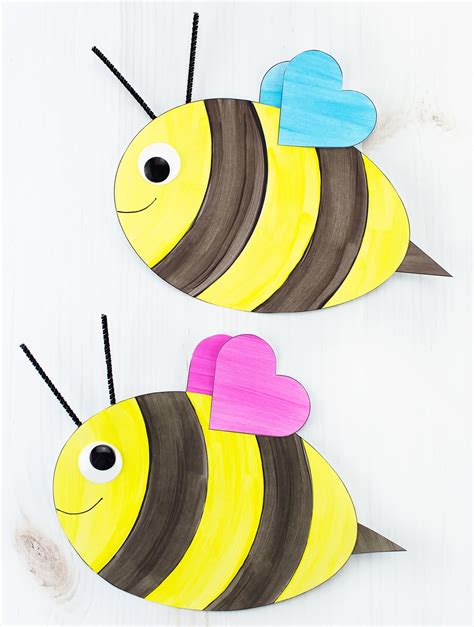 How to Create a Bumble Bee Craft に対する画像結果