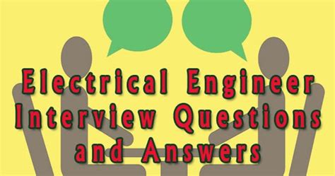 Image result for Electrical Design Engineer Interview Questions